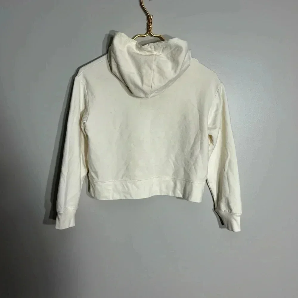 Girls Michael Jordan‎ cropped cream hoodie size M